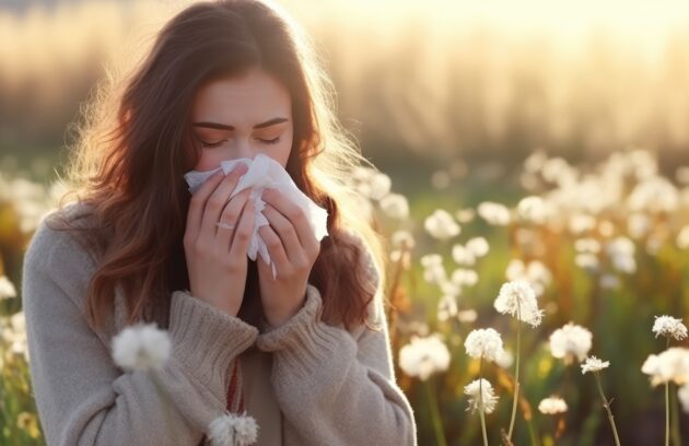 Allergic Rhinitis (Hay Fever): Reactions to outdoor or indoor allergens.
